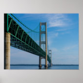 Along Mackinac Bridge Poster (Voorkant)