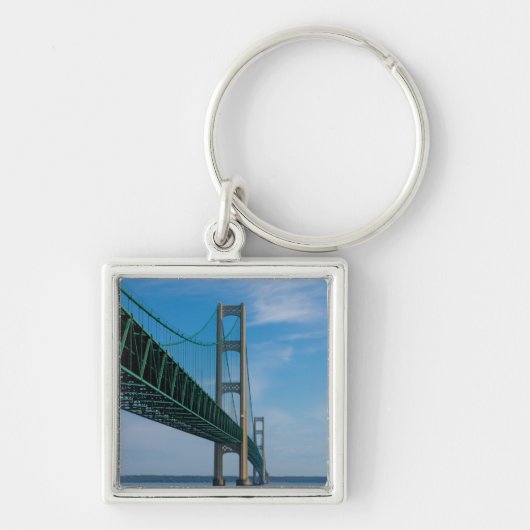 Along Mackinac Bridge Sleutelhanger (Voorkant)