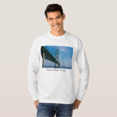 Along Mackinac Bridge T-shirt (Voorkant volledig)