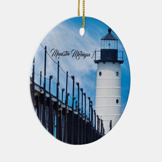 Along Manistee Keramisch Ornament (Rechts)