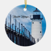 Along Manistee Keramisch Ornament (Voorkant)