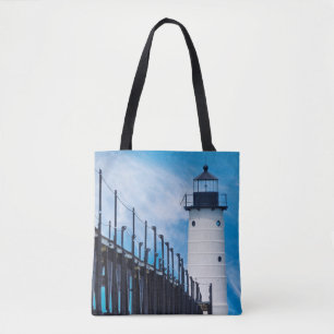 Along Manistee Tote Bag