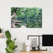 Along Rivers and Rocks Poster (Thuiskantoor)