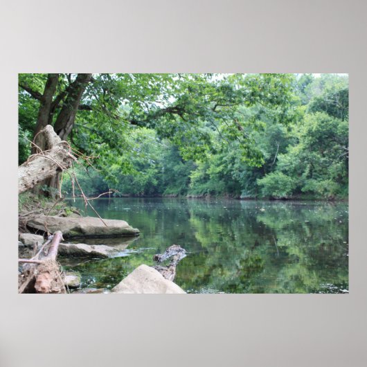 Along Rivers and Rocks Poster (Voorkant)