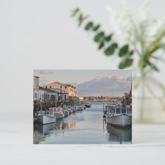 Along the Docks Postcard Briefkaart (Staand voorkant)