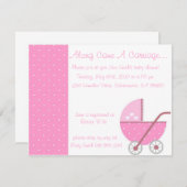 Along werd een uitnodiging voor het vervoer van ro (Voorkant / Achterkant)