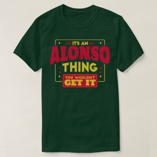 Alonso T-shirt (Design voorkant)