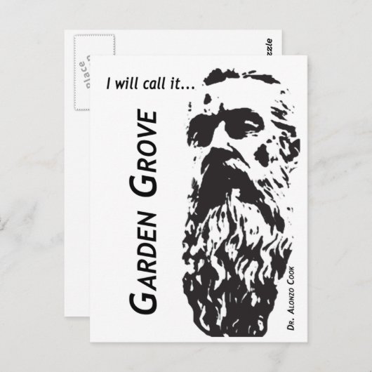 Alonzo Cook Briefkaart (Voorkant / Achterkant)