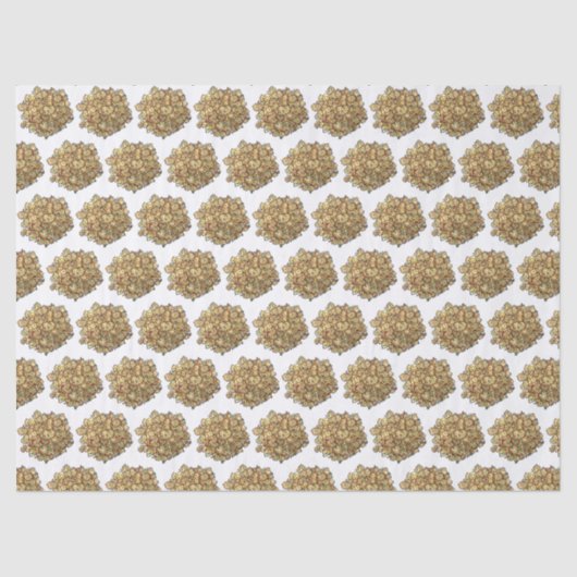 Aloo Gobi Indian Food Restaurant Cuisine Print Tissuepapier (Voorkant)