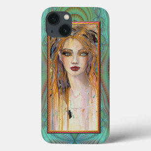 Aloof Beauful Woman Fantasy Abstract Art Case-Mate iPhone Case