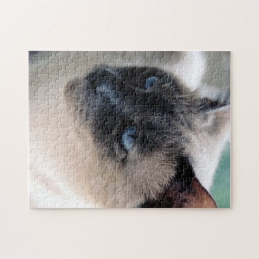 Aloof Siamese Cat Puzzle Legpuzzel (Horizontaal)