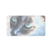 Aloof Siamese Cat Veranderd Label II (Voorkant)