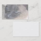 Aloof Siamese Cat Visitekaartje (Voorkant / Achterkant)