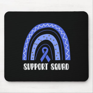 Alopecia Areata Awareness Rainbow Ribbon Support S Muismat