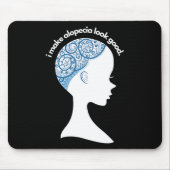 Alopecia Areata Gift - Bewustzijn van haarverlies Muismat (Voorkant)