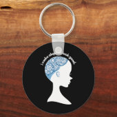 Alopecia Areata Gift - Bewustzijn van haarverlies Sleutelhanger (Voorkant)