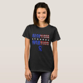 Alopecia Awareness Haaruitval Warrior Behandeling  T-shirt (Voorkant volledig)