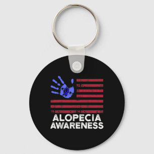 Alopecia Awareness Haaruitval Warrior Coping Survi Sleutelhanger