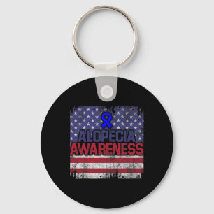 Alopecia Awareness Haaruitval Warrior gevechten Ov Sleutelhanger