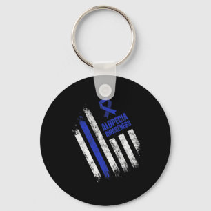 Alopecia Awareness Haaruitval Warrior Tackle Survi Sleutelhanger