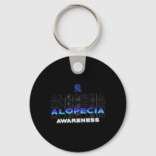 Alopecia Awareness Haaruitval Warrior Winnen Survi Sleutelhanger