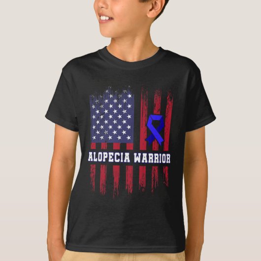 Alopecia Awareness Haarverlies Warrior Choice Surv T-shirt (Voorkant)