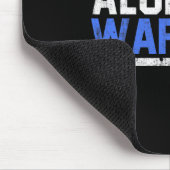 Alopecia Awareness Haarverlies Warrior Tool Flag S Muismat (Hoek)