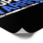 Alopecia Awareness Haarverlies Warrior Tool Flag S Poster (Hoek)