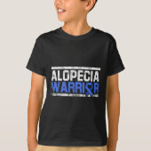 Alopecia Awareness Haarverlies Warrior Tool Flag S T-shirt (Voorkant)