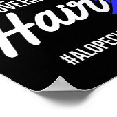 Alopecia Awareness Hair Loss Warrior Perfect Head Poster (Hoek)