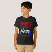 Alopecia Awareness Hair Loss Warrior Perfect Head T-shirt (Voorkant volledig)