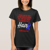 Alopecia Awareness Hair Loss Warrior Perfect Head T-shirt (Voorkant)