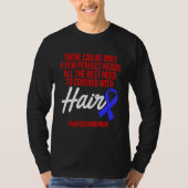 Alopecia Awareness Hair Loss Warrior Perfect Head T-shirt (Voorkant)