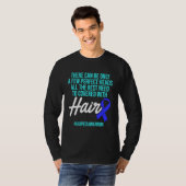 Alopecia Awareness Hair Loss Warrior Perfect Head T-shirt (Voorkant volledig)