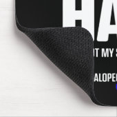 Alopecia Awareness Hair Loss Warrior Surviof 5 Muismat (Hoek)