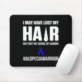 Alopecia Awareness Hair Loss Warrior Survivor 3 Muismat (Met muis)