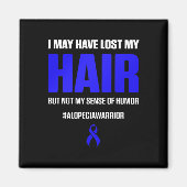 Alopecia Awareness Hair Loss Warrior Survivor 4 Magneet (Voorkant)