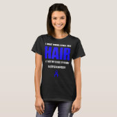 Alopecia Awareness Hair Loss Warrior Survivor T-shirt (Voorkant volledig)