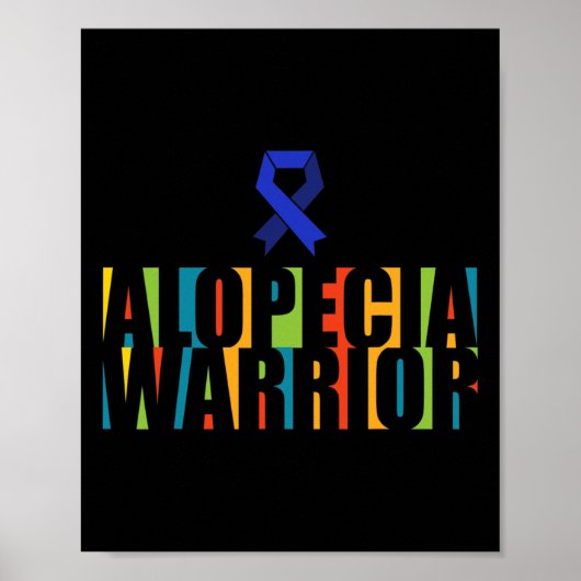 Alopecia Awareness Hair Loss Warrior Therapeutic S Poster (Voorkant)