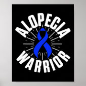 Alopecia Awareness Hair Loss Warrior Therapeutic S Poster (Voorkant)