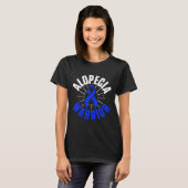 Alopecia Awareness Hair Loss Warrior Therapeutic S T-shirt (Voorkant volledig)