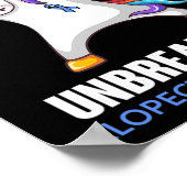 Alopecia Awareness ONBREEKBAAR voor vrouwelijke Ma Poster (Hoek)