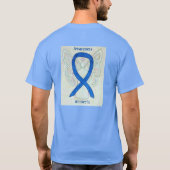 Alopecia Awareness Ribbon Angel Custom Shirten T-shirt (Achterkant)