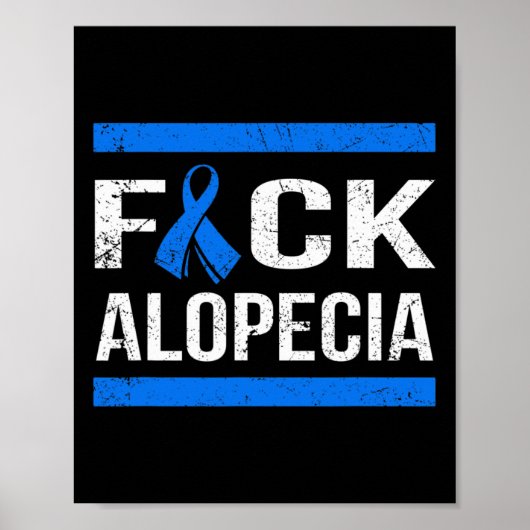 Alopecia Awareness T Poster (Voorkant)