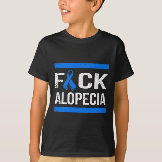 Alopecia Awareness T T-shirt (Voorkant)