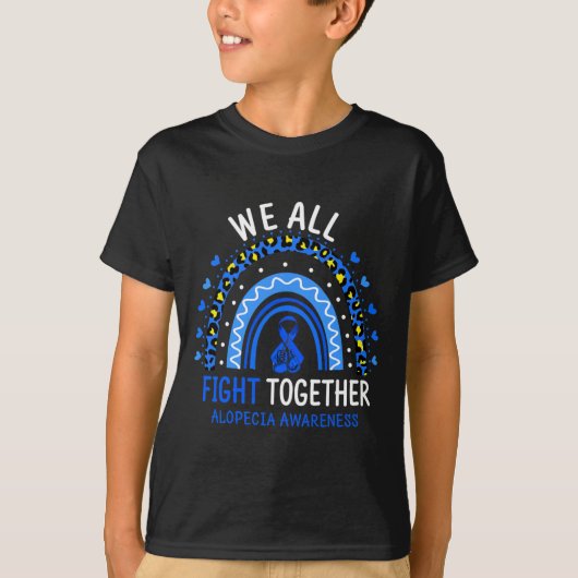 Alopecia Awareness we are all vogel T-shirt (Voorkant)