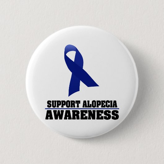 Alopecia Bewustheid Ronde Button 5,7 Cm (Voorkant)
