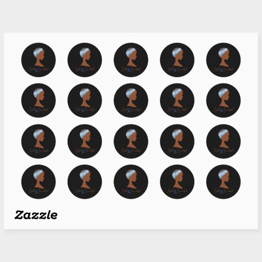 Alopecia Bewustzijn 12 Ronde Sticker (Vel)