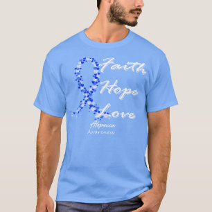 Alopecia Bewustzijn Geloof Hoop Liefde In Deze Fam T-shirt
