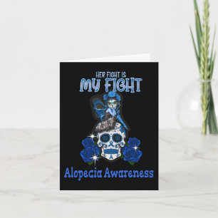 Alopecia Bewustzijn Haar strijd is mijn strijd Kaart